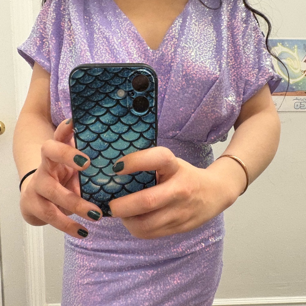 Shimmering Purple Dress